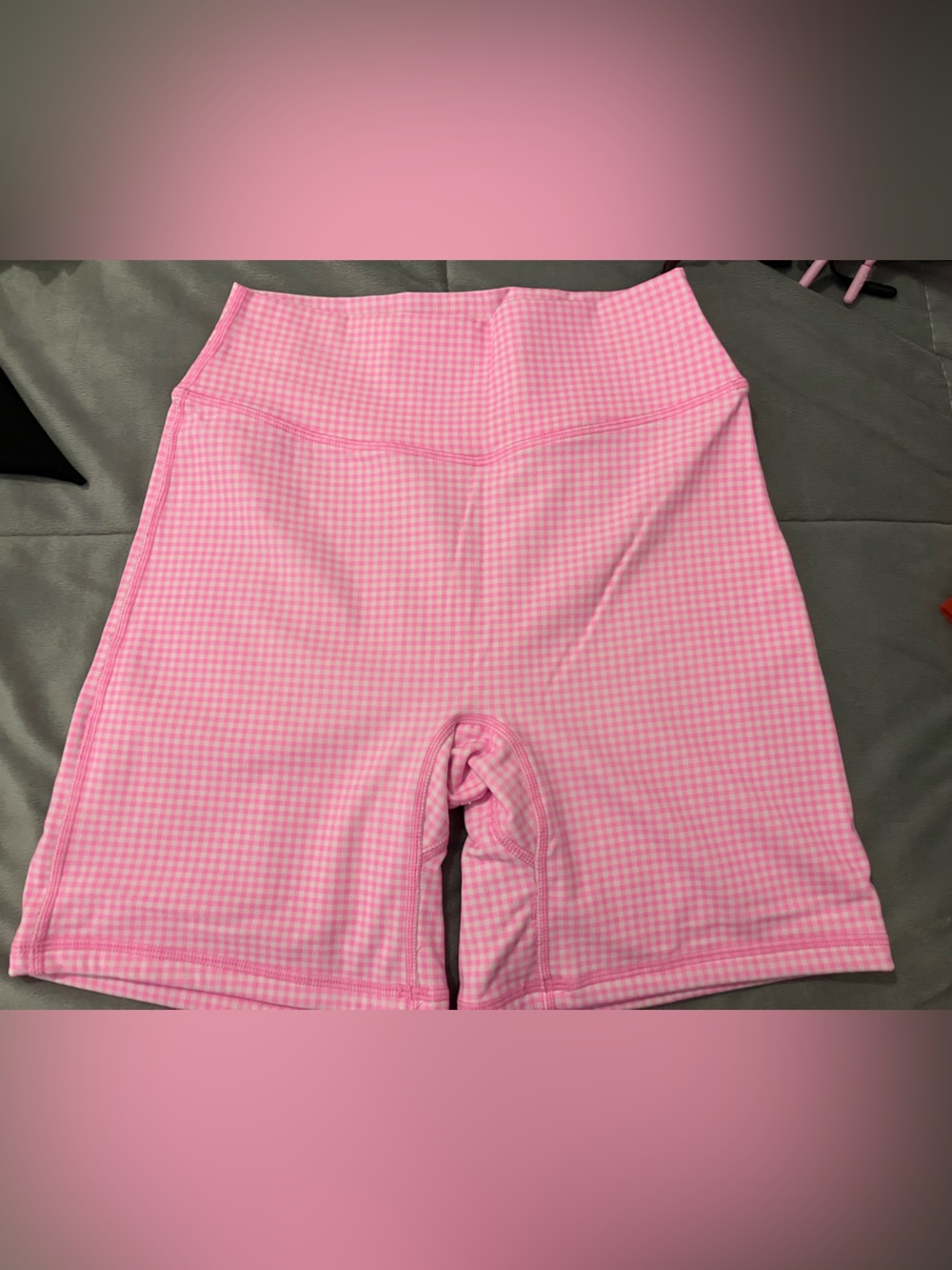 Buffbunny Pink High-Waist Women’s Bike Shorts